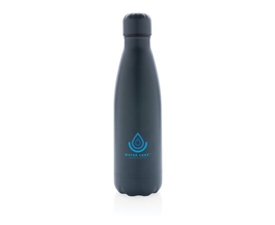 Solid colour vacuum stainless steel bottle 500 ml Blue - XD Collection P436.465