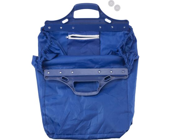 Polyester (210D) trolley shopping bag Ceryse Black -  3575.001