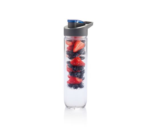 Waterfles met infuser Blauw - XD Collection P436.055