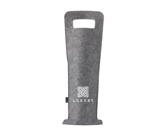 Wine Bag-to-Give GRS RPET Weintasche Grau -  135490