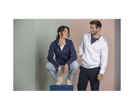 Sweat full zip à capuche Ruby bio homme Blanc - Elevate NXT 37510010