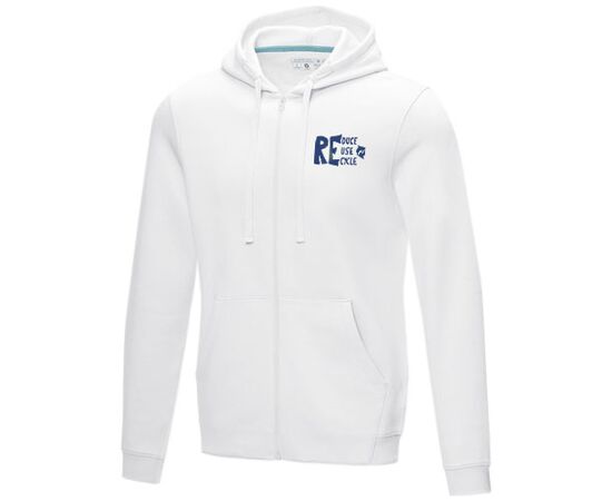 Sweat full zip à capuche Ruby bio homme Blanc - Elevate NXT 37510010