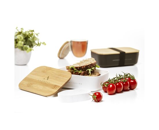 Midori Bamboo Lunchbox Schwarz -  572898