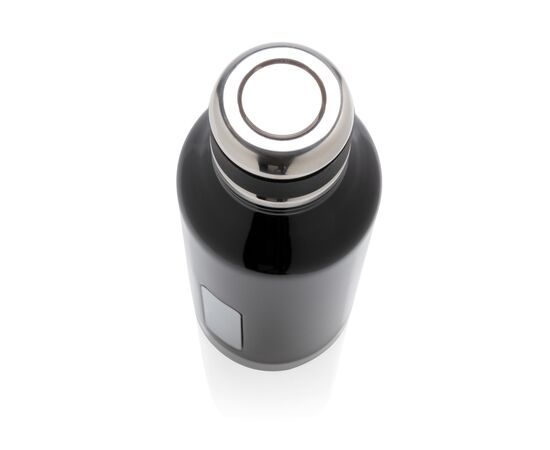 Bouteille étanche avec plaque Noir - XD Collection P436.671