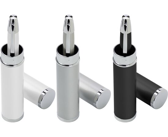 Kugelschreiber aus Metall Mark Weiß -  4580.002