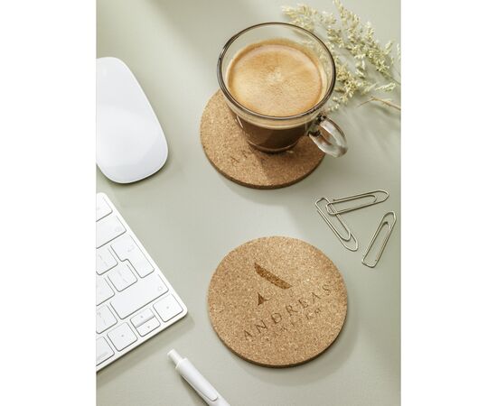 Cork Coaster Set Untersetzern Neutral -  145744