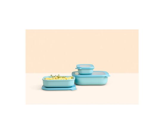 Mepal Cirqula multi use rectangular bowl 2 L lunchbox Nordic black - Mepal 284198