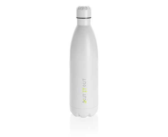 Bouteille isotherme en acier 1L Blanc - XD Collection P436.913