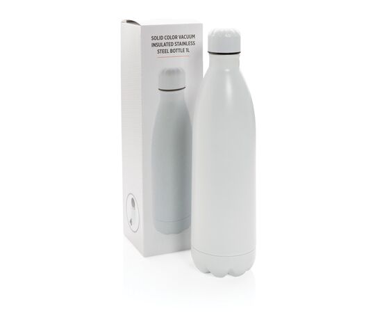 Bouteille isotherme en acier 1L Blanc - XD Collection P436.913