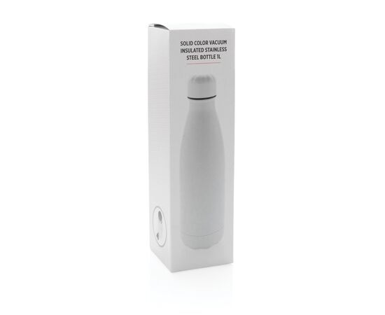 Bouteille isotherme en acier 1L Blanc - XD Collection P436.913