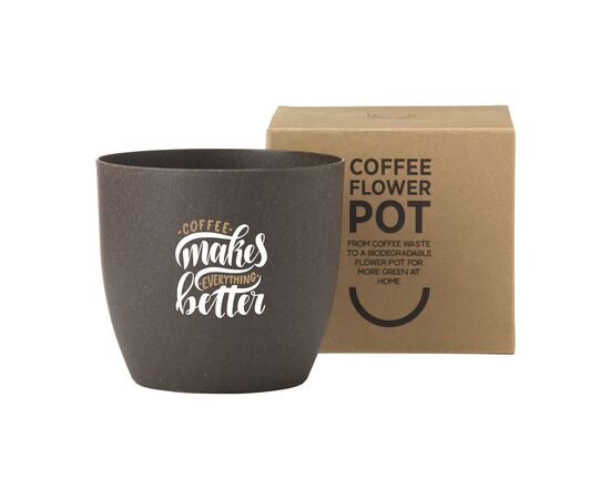 Coffee Flowerpot Brown -  W11640