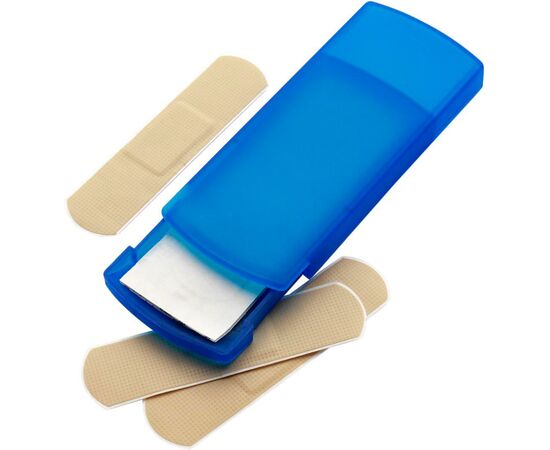 Kunststof cassette met pleisters Pocket Kobaltblauw -  1020.023