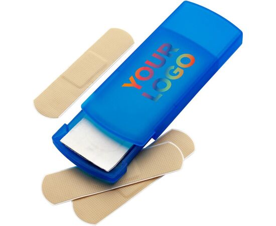 Kunststof cassette met pleisters Pocket Kobaltblauw -  1020.023