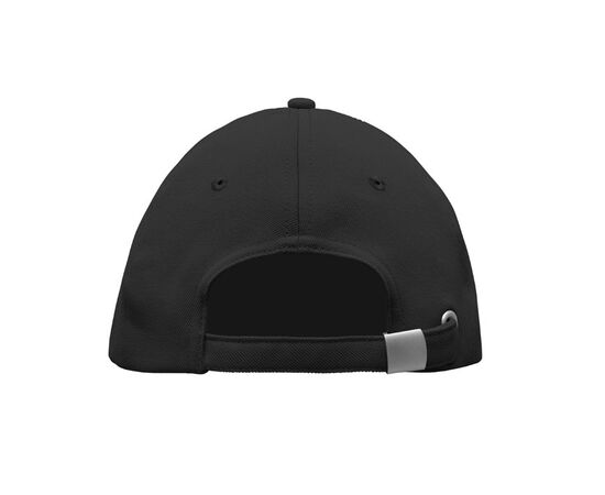 RPET Baseball Kappe 5 Panels Schwarz -  MO6831-03