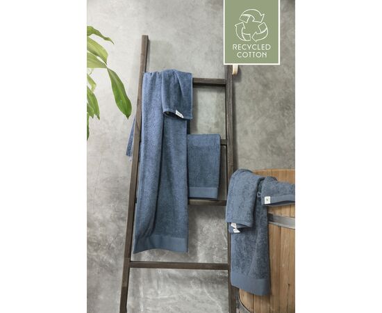 Walra Towel Remade Cotton 50 x 100 Handtuch Blau - Walra 189632