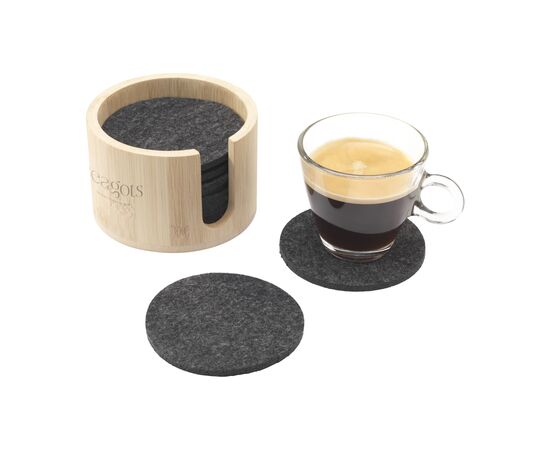 Cody Felt Coaster Set onderzetters Bamboe -  424844