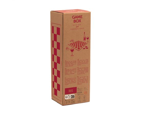 Rackpack Gamebox Checkers Wood - RackPack W42144
