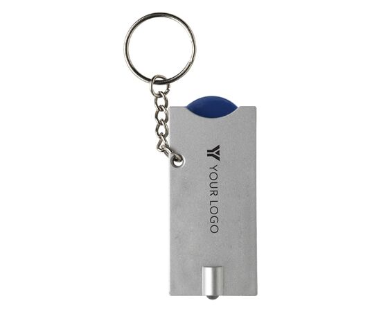 Schlüsselanhänger aus Kunststoff Madeleine Blau -  1987.005