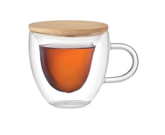 Doppelwandiges Borosilikatglas Transparent -  MO6937-22