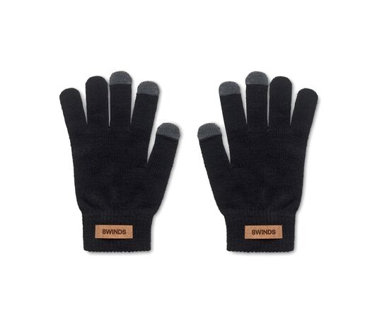 RPET tactile gloves Black -  MO6955-03 RPET tactile gloves Black -  MO6955-03