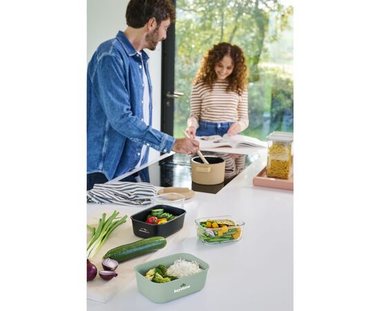 Mepal Storage Box EasyClip 1 L vershoudbox Nordic sage - Mepal 132470