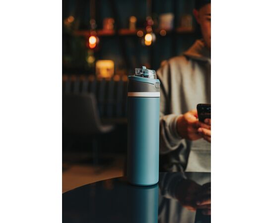 Omni Sip RCS certified re-steel lockable bottle 720ml Blue - XD Collection P437.0805