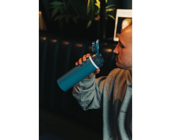 Omni Sip RCS certified re-steel lockable bottle 720ml Blue - XD Collection P437.0805