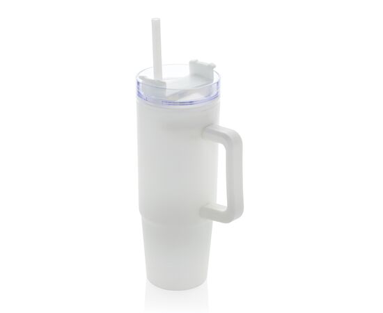Tana RCS plastic tumbler with handle 750ml White - XD Collection P437.103