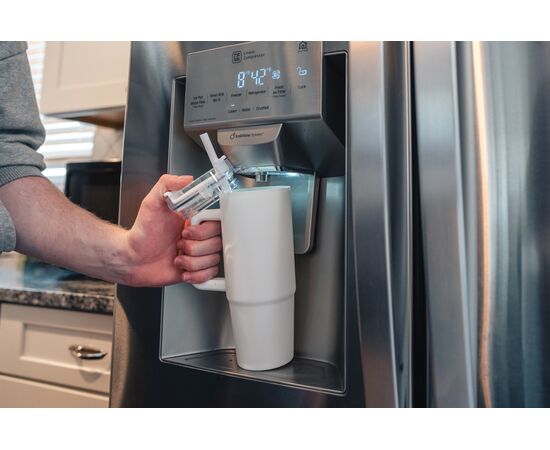 Tana RCS plastic tumbler with handle 750ml White - XD Collection P437.103