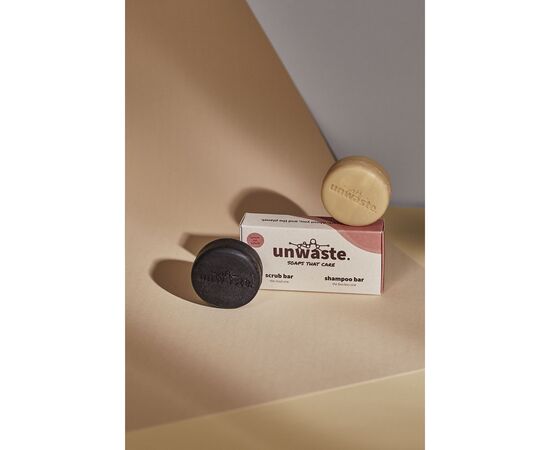 Unwaste Duopack Scrub & Shampoo bar Bruin - Unwaste W37940