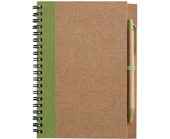 Notizbuch aus recyceltem Papier Stella Hellgrün -  2715.029