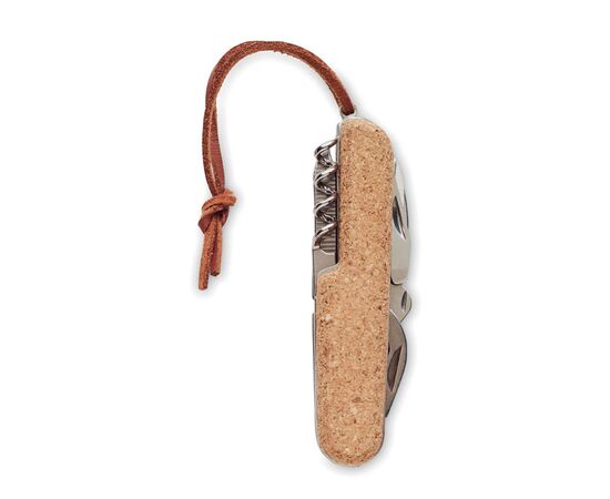 Couteau multi-outils en liège Beige -  MO6957-13