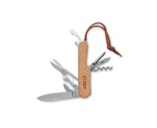 Couteau multi-outils en liège Beige -  MO6957-13