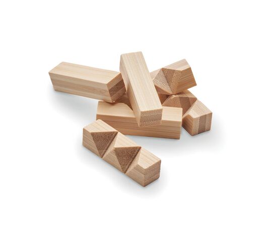 Casse-tête étoile en bambou Bois -  MO6987-40