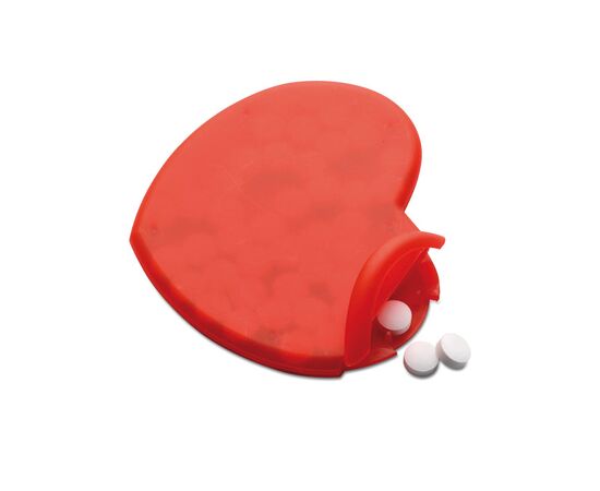 Pfefferminzspender Herz Rot -  MO7158-05