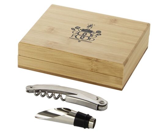 Merlou 2-teiliges Weinset Natural, Silber - Seasons 11314806