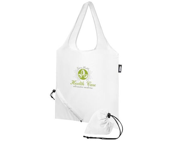 Sac shopping pliable Sabia en PET recyclé 7L Blanc - Unbranded 12054101