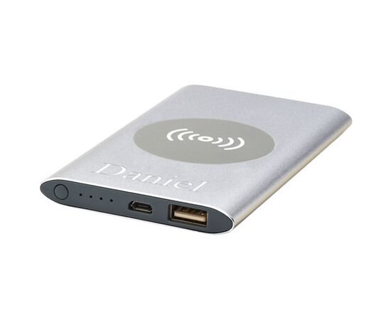 Batterie de secours sans fil Juice de 4 000 mAh  Argent - Unbranded 12417281 Batterie de secours sans fil Juice de 4 000 mAh  Argent - Unbranded 12417281