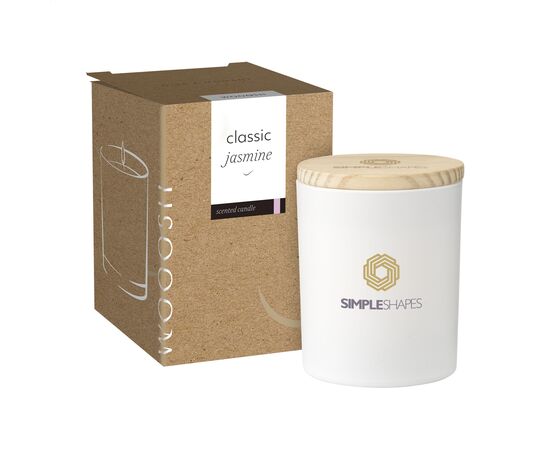 Wooosh Scented Candle Classic Jasmine White - Wooosh 238610
