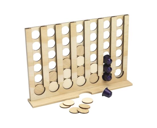 Rackpack Connect Four Cups Hout - RackPack 245844