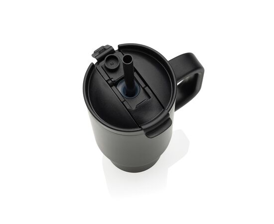 Cruiser RCS recycled lekvrije compacte beker 480ML Zwart - XD Collection P437.1501