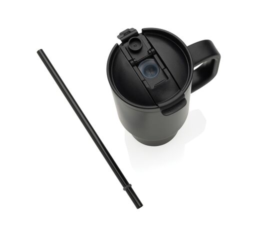 Cruiser RCS recycled lekvrije compacte beker 480ML Zwart - XD Collection P437.1501