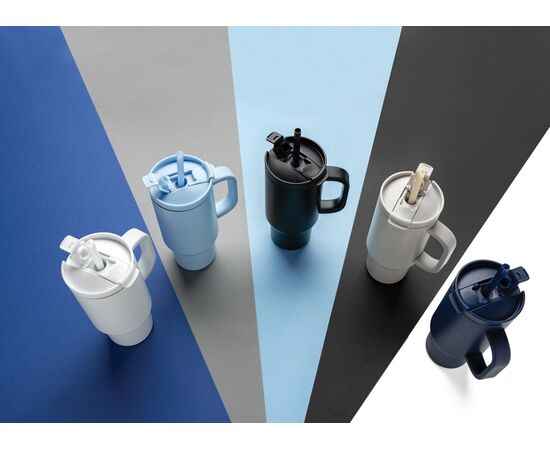 Cruiser RCS recycled lekvrije compacte beker 480ML Zwart - XD Collection P437.1501