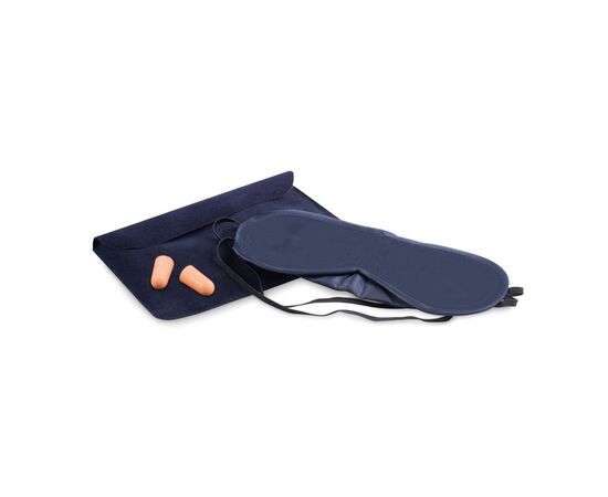 Set oreiller, masque, bouchons Bleu -  MO7263-04