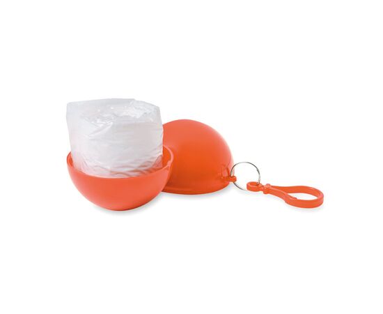 Regenponcho in Kugel Orange -  MO7421-10