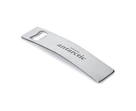 Roestvrijstalen flessenopener Mat zilver -  MO7732-16
