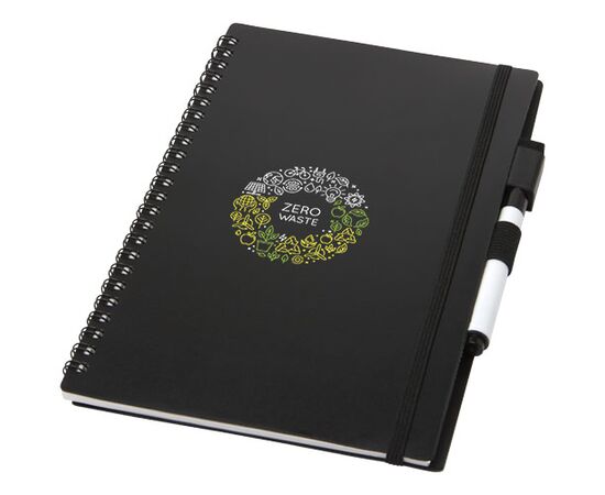 Bloc-notes réutilisable Pebbles format A5 Noir - Unbranded 10776290