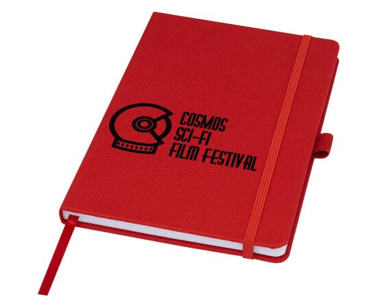 Honua A5 Notizbuch aus recyceltem Papier mit Cover aus recyceltem PET Rot - Marksman 10776321