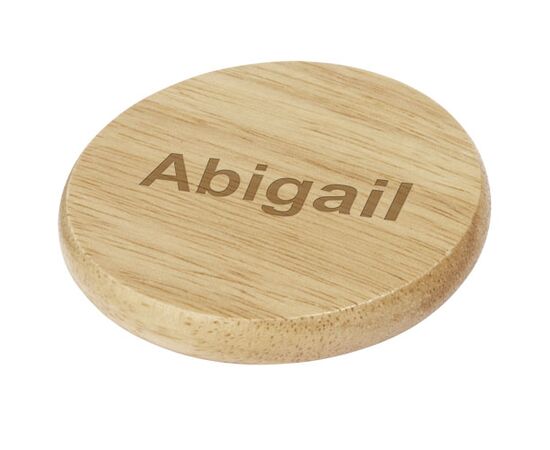 Scoll houten onderzetter met flesopener Naturel - Unbranded 11320106
