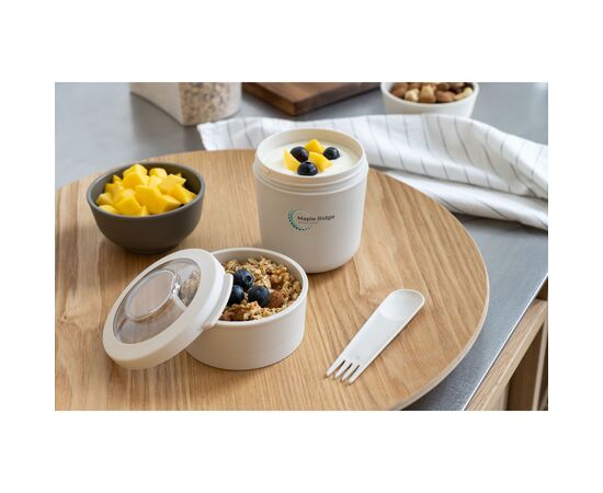 Amuse Tylla Food Bowl Duo 600 ml Oat - Amuse 268712